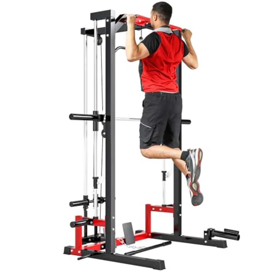 Squat Rack Power - Rak Power Cage Smith Machine Multifungsi