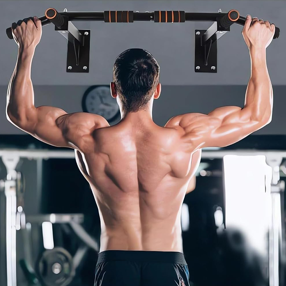 Home Gym Upper Body Workout - Bar Pull Up Latihan Kekuatan Tubuh
