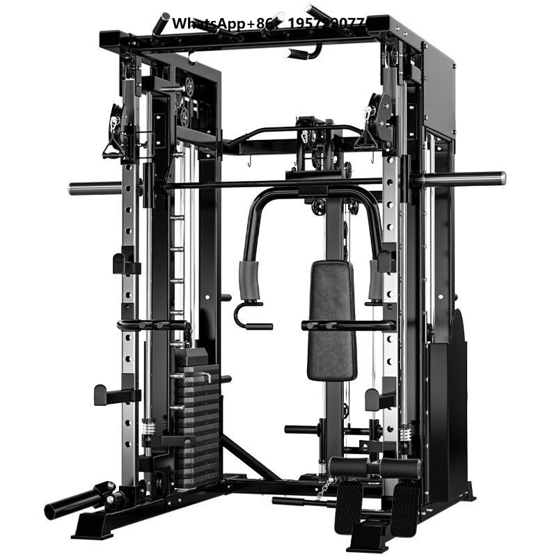 Squat Rack Power - Rak Squat Smith Multifungsi untuk Latihan