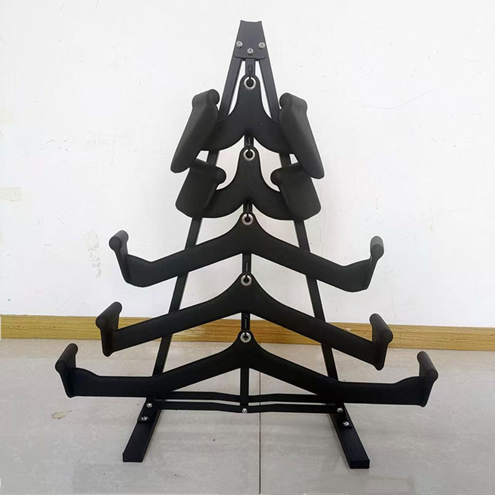 Home Gym Setup - Rak Penyimpanan Alat Latihan Lat Pull