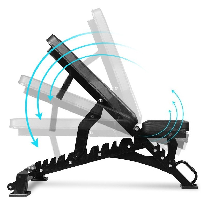 Home Gym Bench - Bangku Dumbbell Logam Komersial yang Dapat