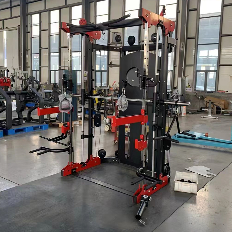 Squat Rack Power - Peralatan Gym Multi Smith Machine Komersial,