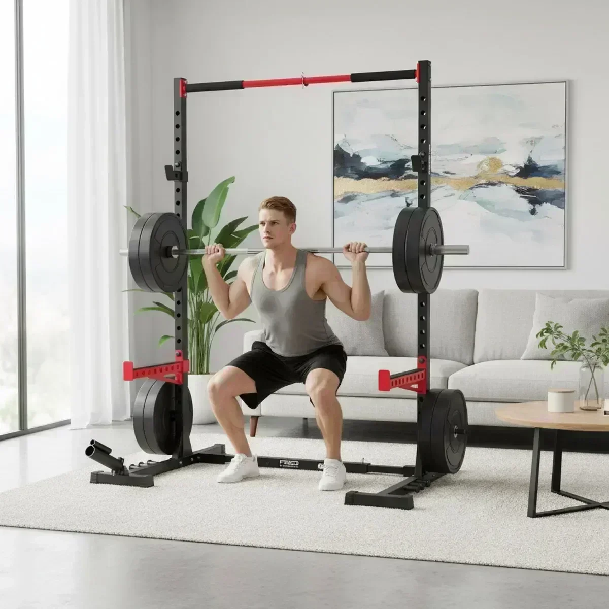 Squat Rack Power - Rak Squat Home Gym yang Dapat