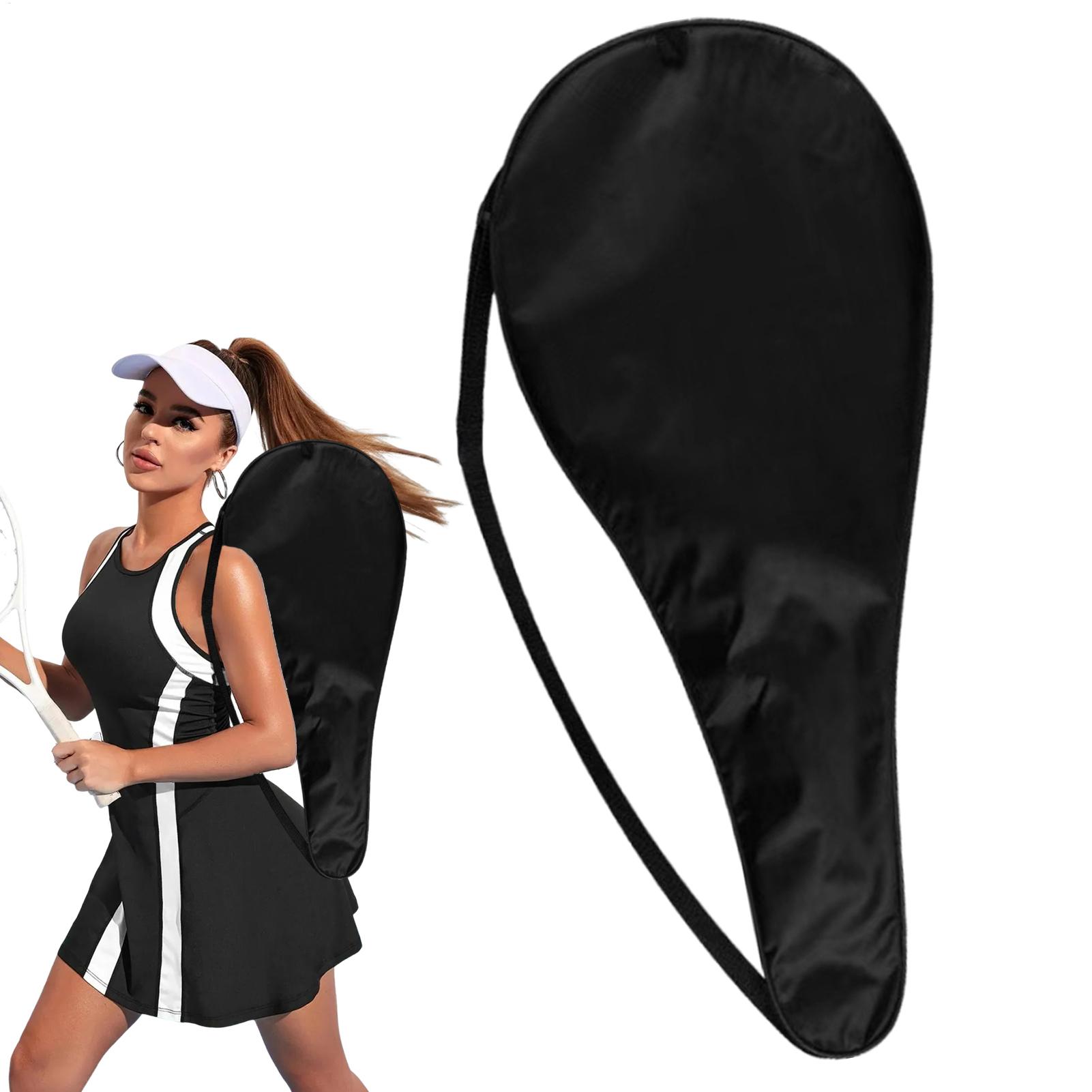 Home Gym Outdoor - Sarung Tas Raket Padel Oxford Hitam