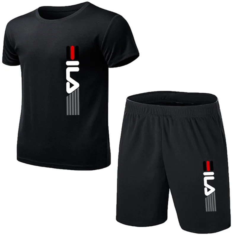 Home Gym Full Body - Setelan Olahraga Pria Musim Panas, Model