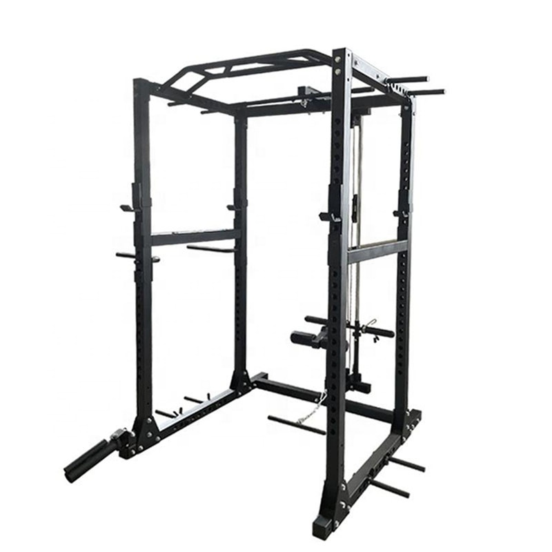Squat Rack Power - Rak Power Cage Komersial dengan Sistem