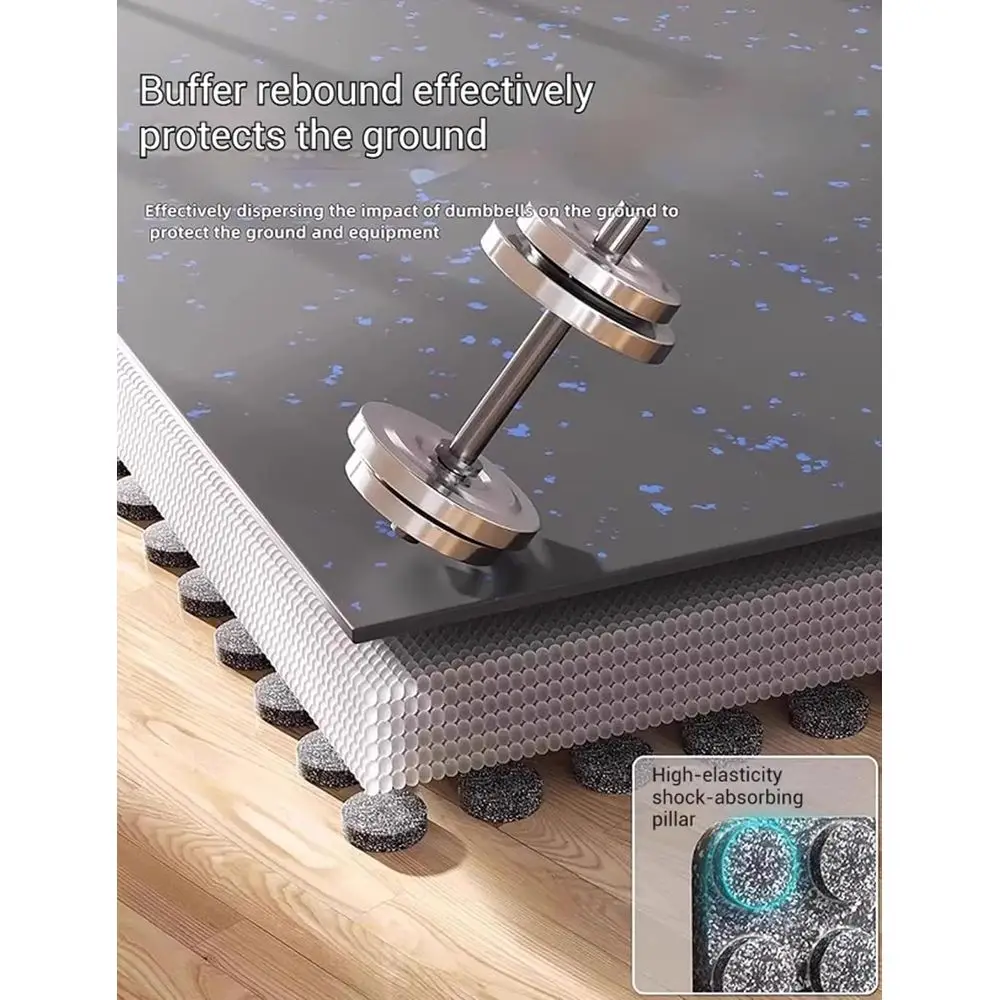 Ubin Lantai Busa Interlocking  - Home Gym Rubber Flooring ulasan dan harga