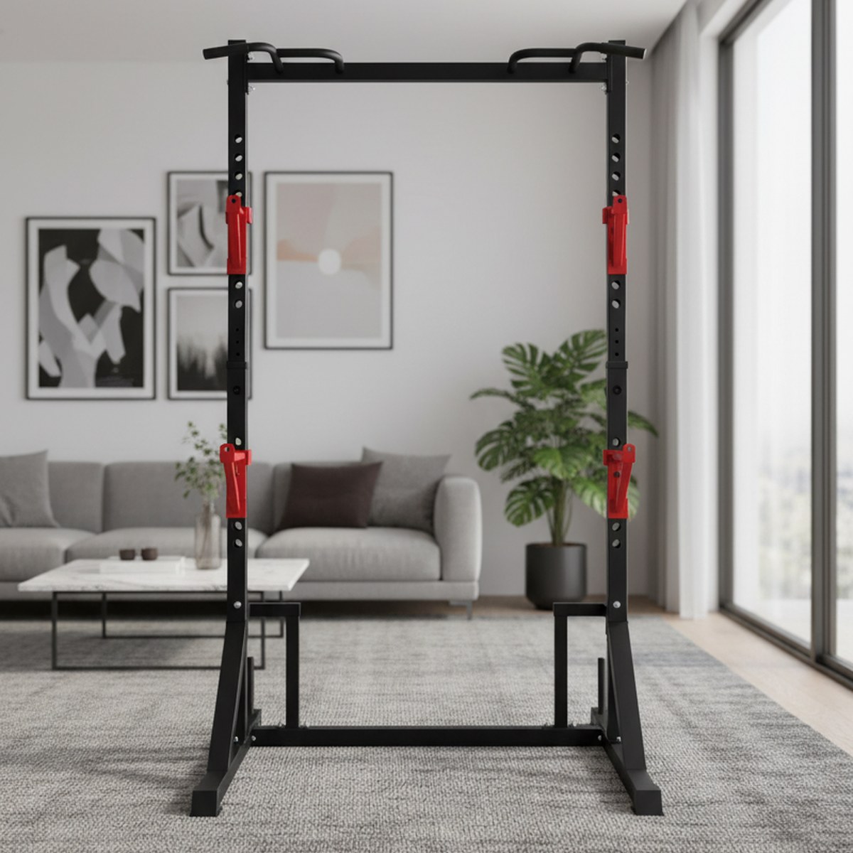 Rak Power yang Dapat Disesuaik - Squat Rack Power ulasan dan harga