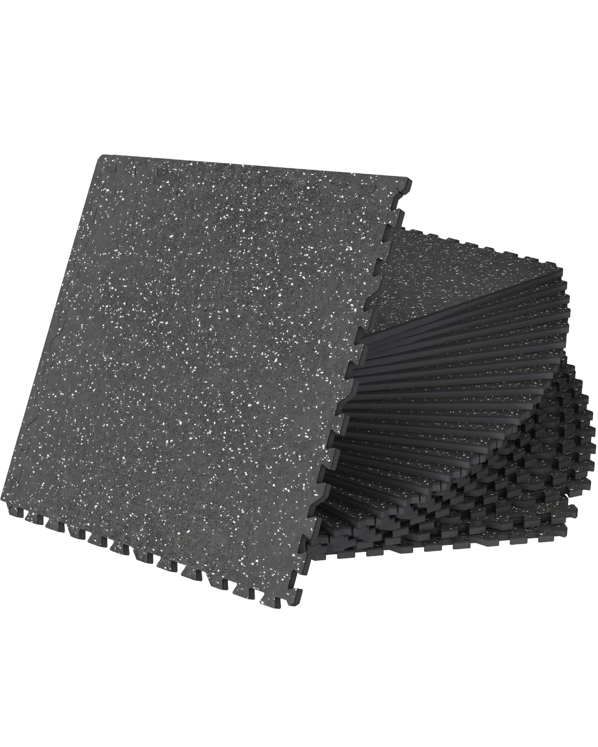 Set Lantai Gym Tebal 0.6in, 96 - Home Gym Rubber Flooring ulasan dan harga