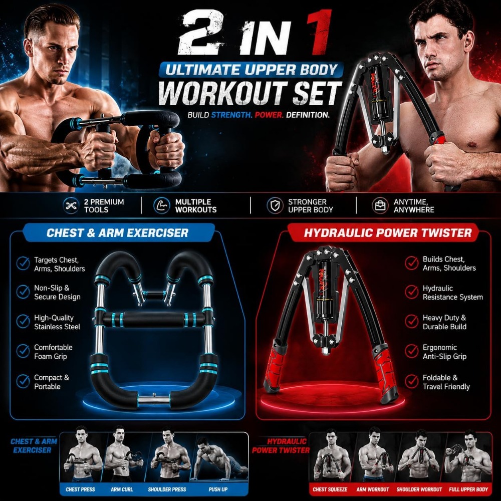 Alat Latihan Otot Lengan & Dad - Home Gym Upper Body Workout ulasan dan harga