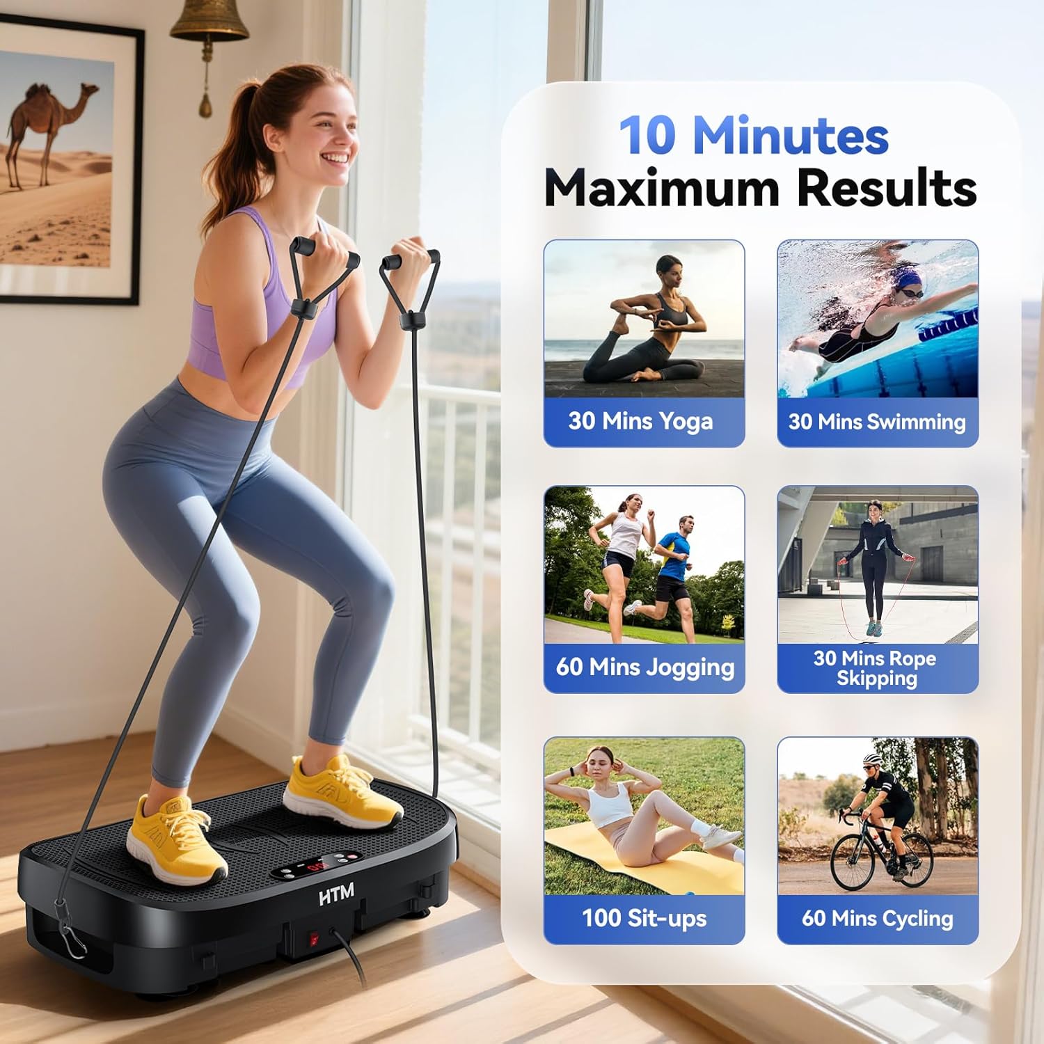 Papan Getar Pembakar Lemak Pla - Home Gym Setup ulasan dan harga