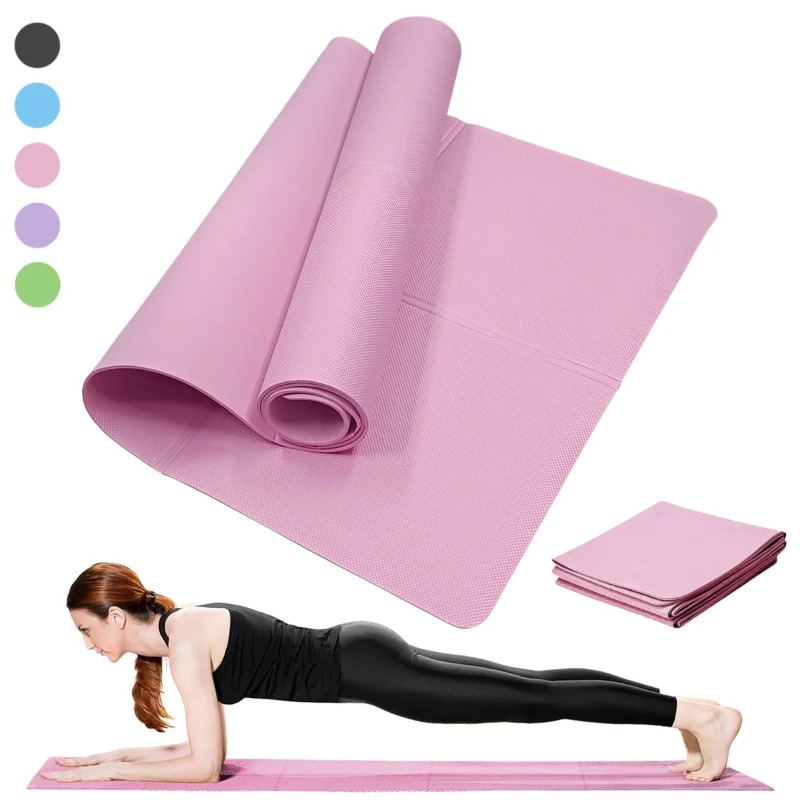 Matras Yoga Pilates Matras Keb - Home Gym Rubber Flooring ulasan dan harga
