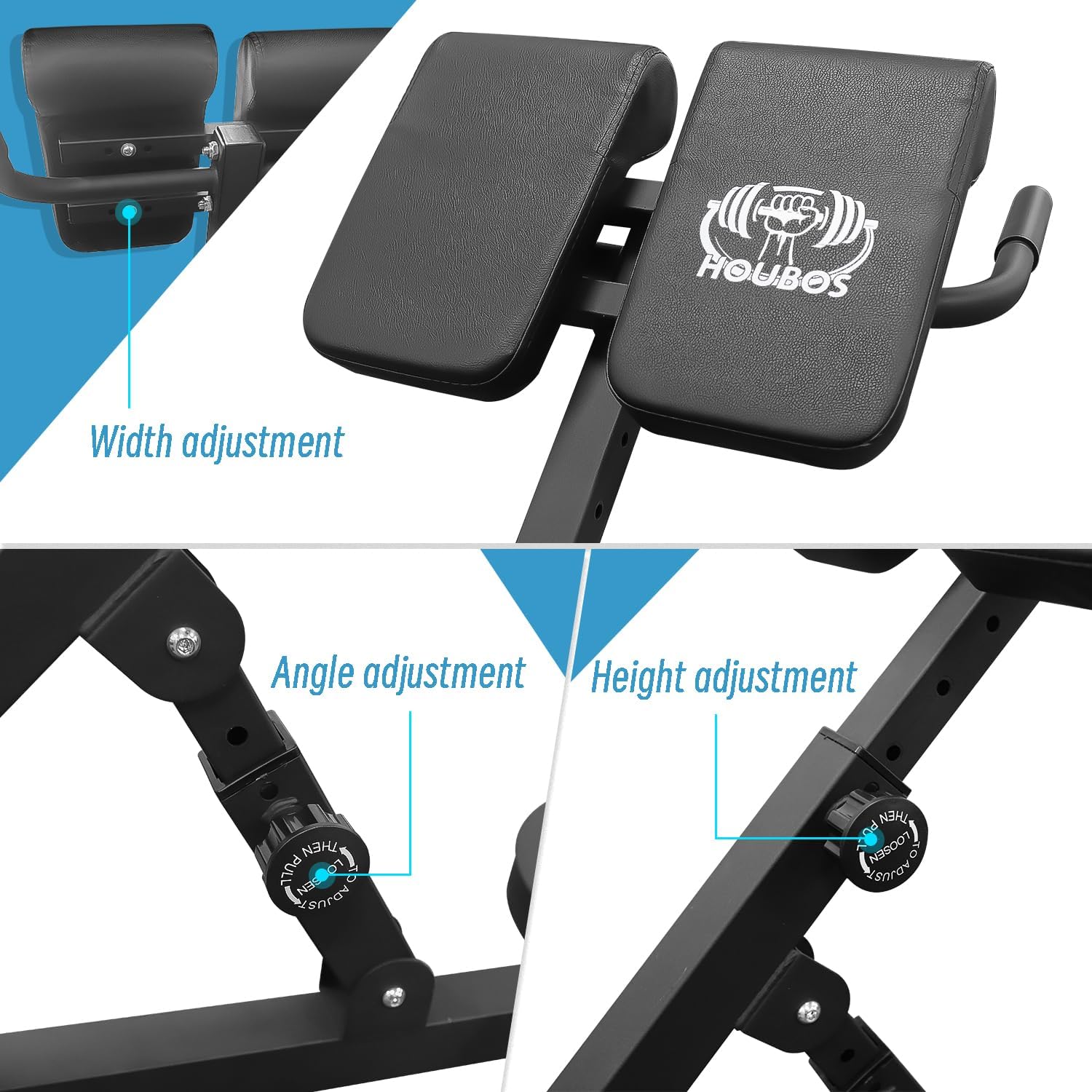 Bangku Ekstensi Punggung Lipat - Home Gym Bench ulasan dan harga