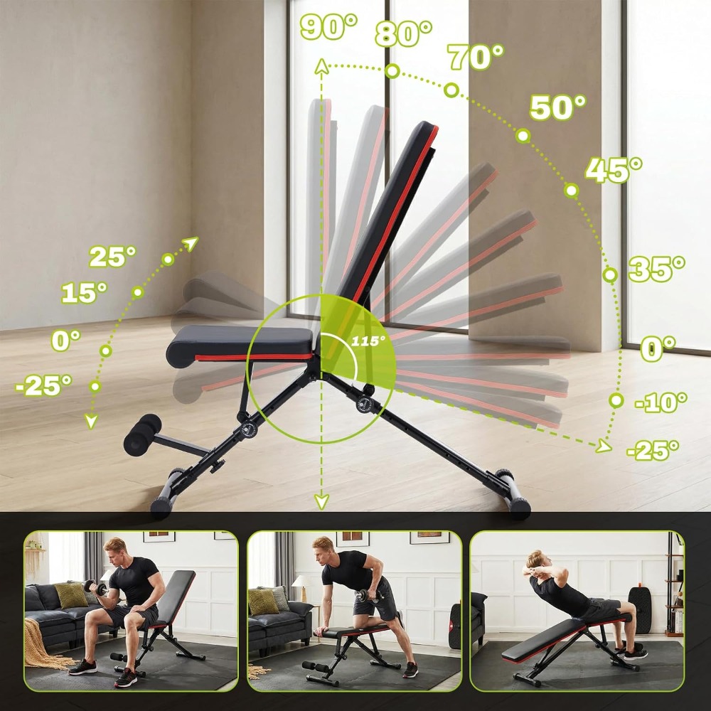 Bangku Angkat Beban yang Dapat - Home Gym Bench ulasan dan harga