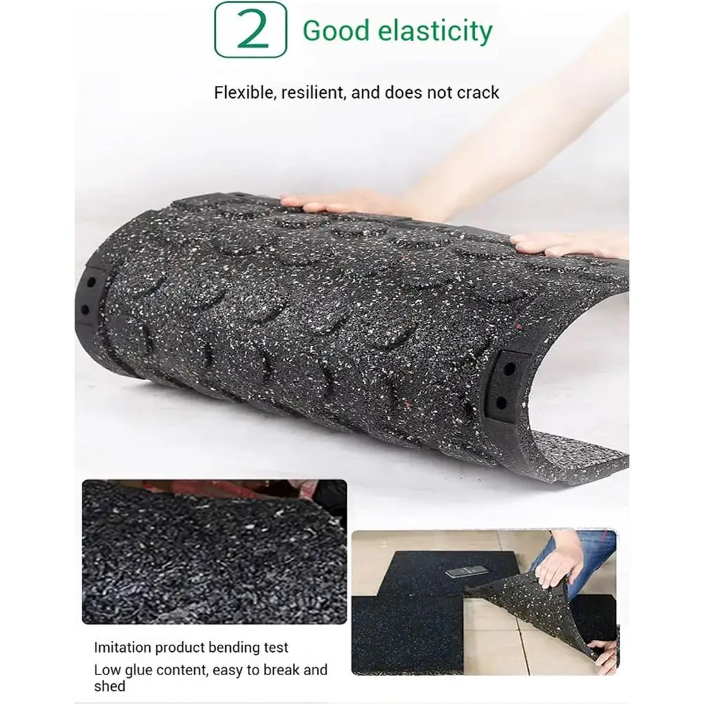 Lantai Gym: Matras Latihan Kar - Home Gym Rubber Flooring ulasan dan harga