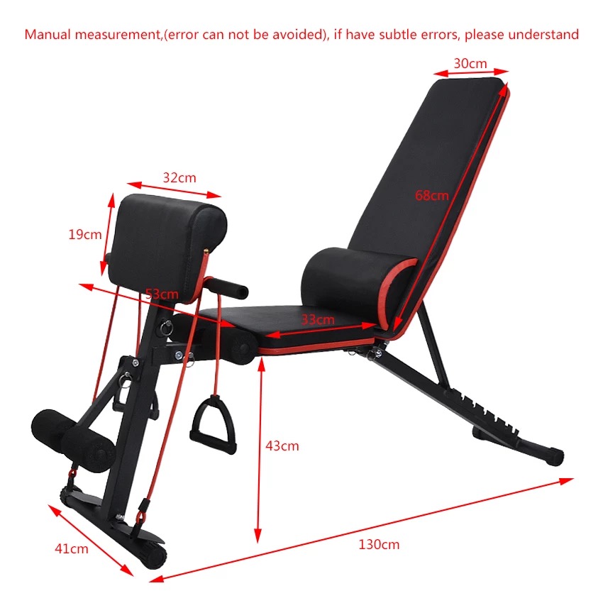 Kursi Angkat Beban Lipat yang  - Home Gym Bench ulasan dan harga