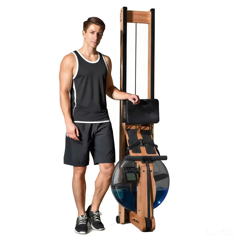 Mesin Dayung Kayu yang Dapat D - Home Gym Rowing Machine ulasan dan harga