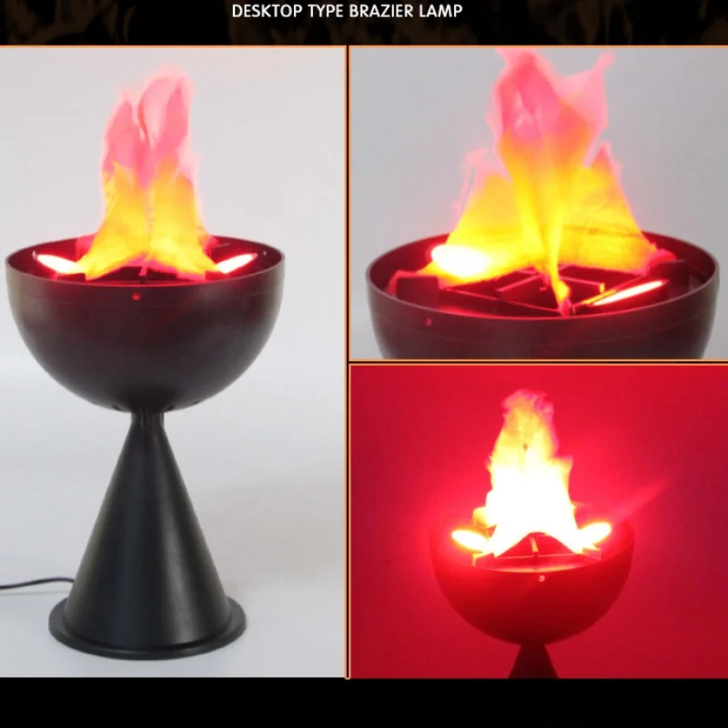 Lampu Api Palsu 3D Simulasi De - Head Racket Boom ulasan dan harga