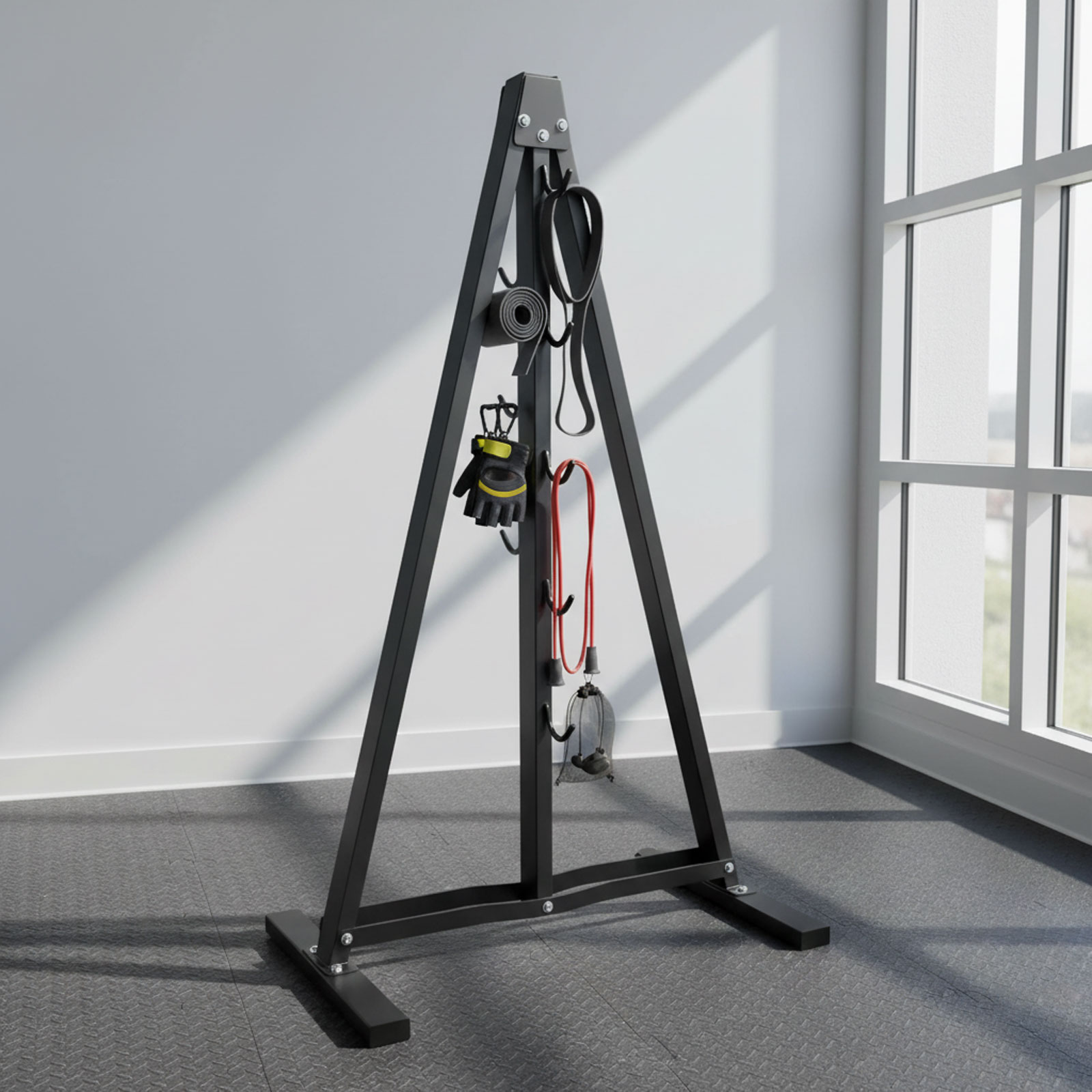 Rak Penyimpanan Alat Latihan L - Home Gym Setup ulasan dan harga