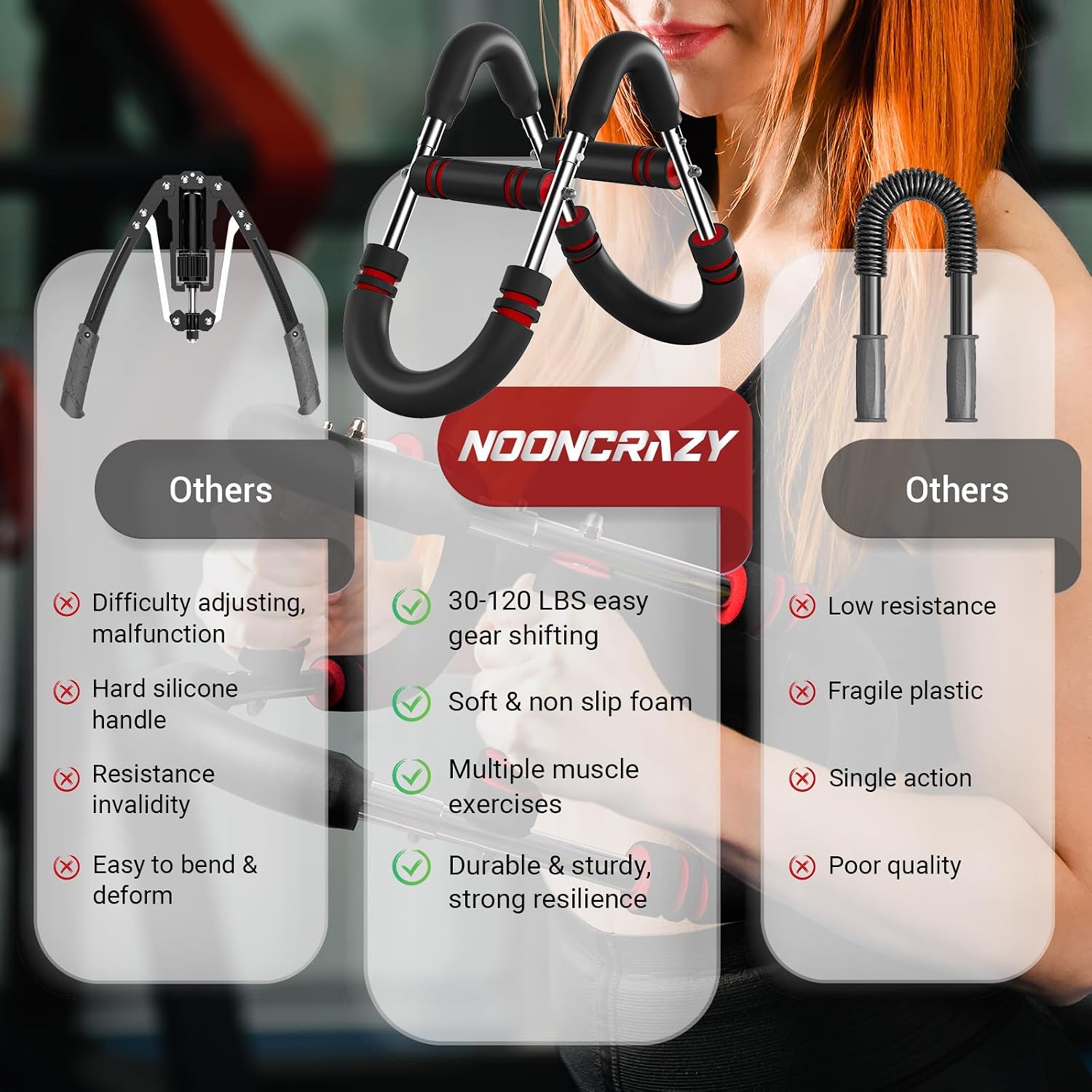 Alat Latihan Otot Bentuk U 80c - Home Gym Upper Body Workout ulasan dan harga