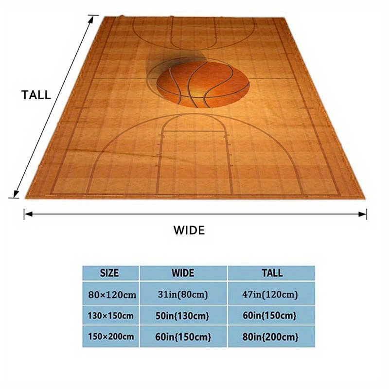 Selimut flanel bertema olahrag - Home Gym And Basketball Court ulasan dan harga