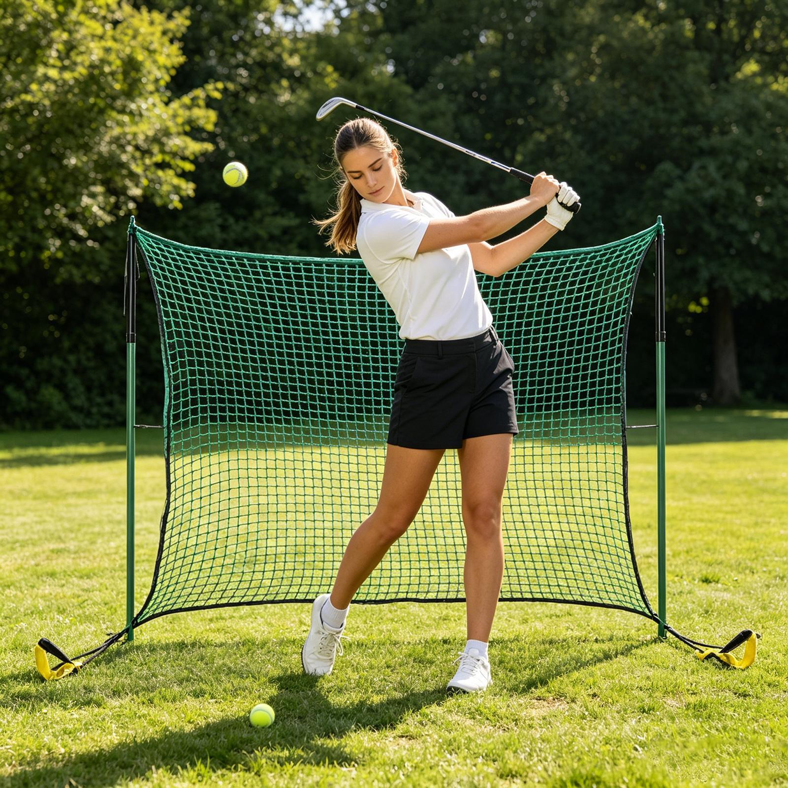 Jaring Pemukul Golf Alat Bantu - Home Gym Outdoor ulasan dan harga