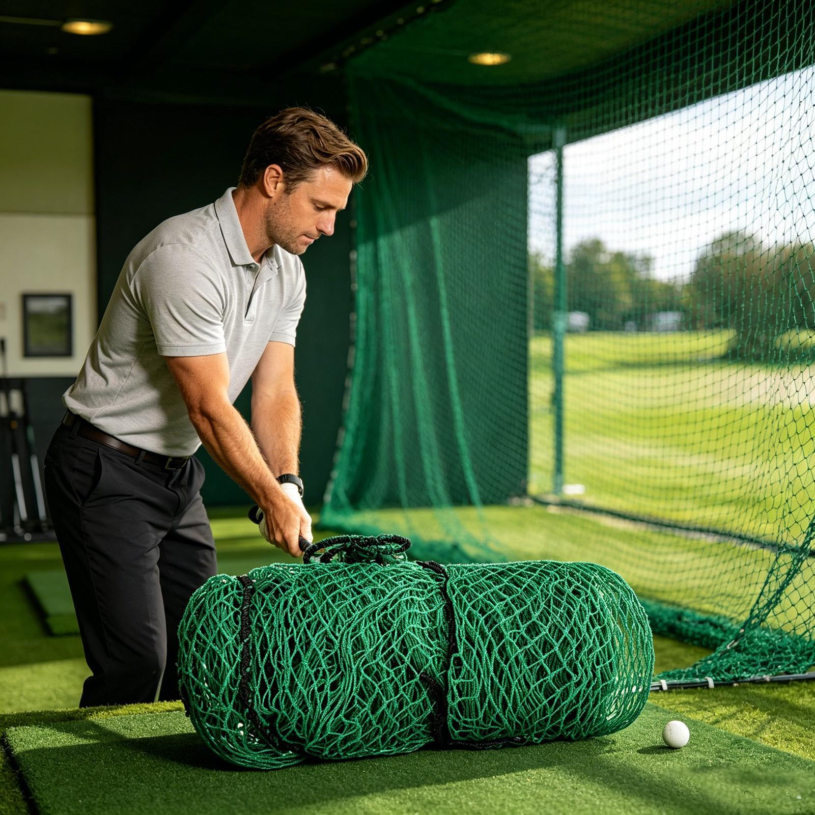 Jaring Pemukul Golf Alat Bantu - Home Gym Outdoor ulasan dan harga