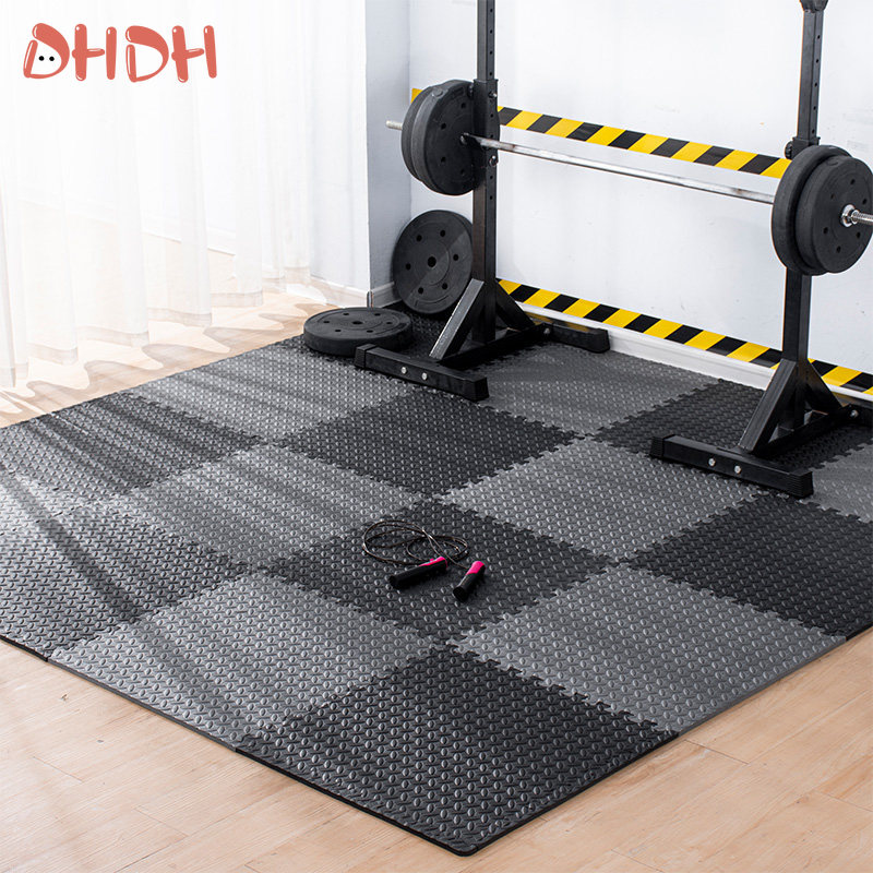 Matras Lantai Gym untuk Olahra - Home Gym Rubber Flooring ulasan dan harga