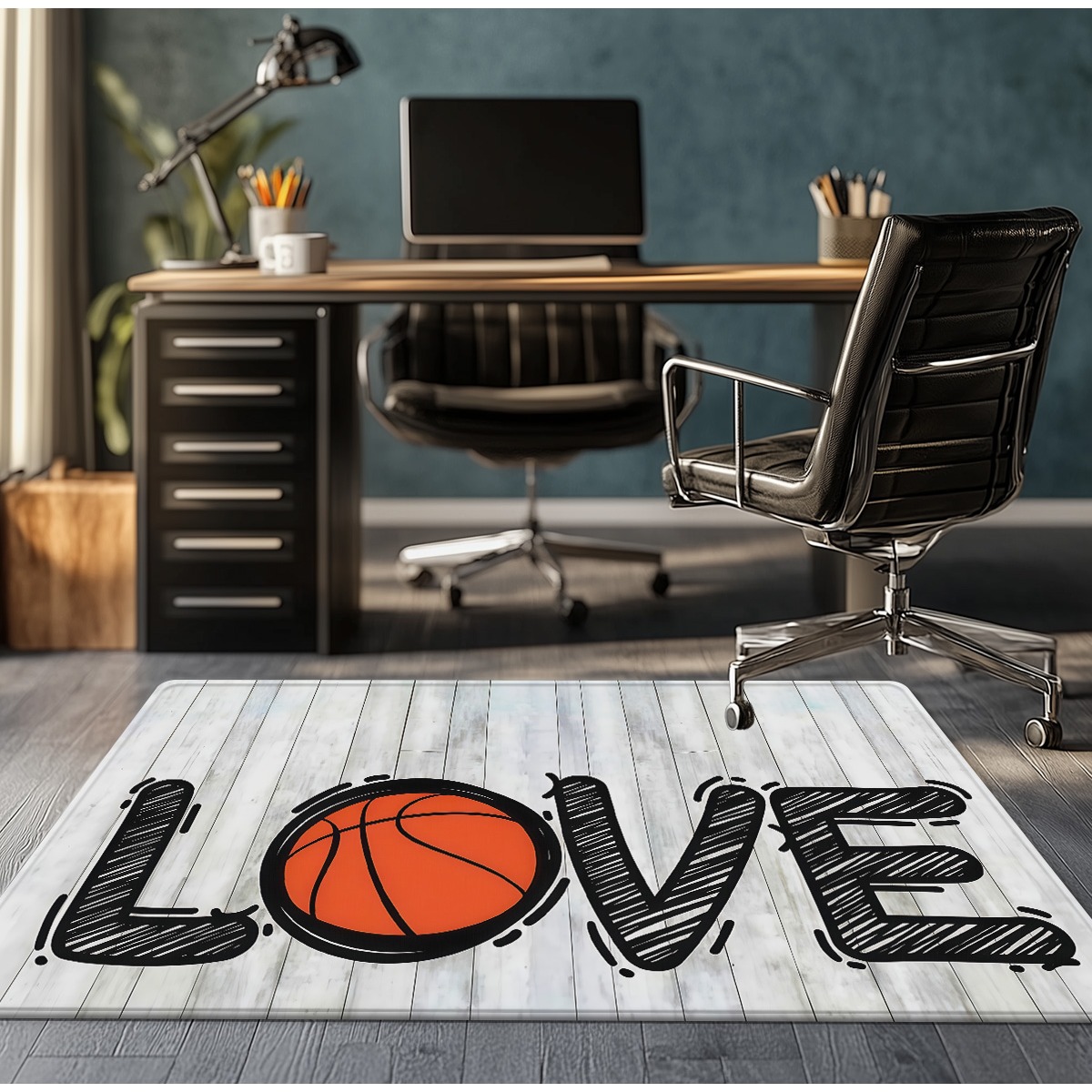 Karpet bertekstur kayu lapanga - Home Gym And Basketball Court ulasan dan harga