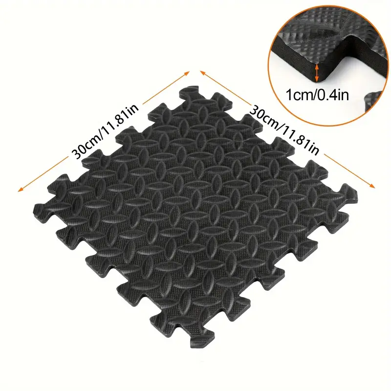Matras Lantai Puzzle 20 Potong - Home Gym Rubber Flooring ulasan dan harga