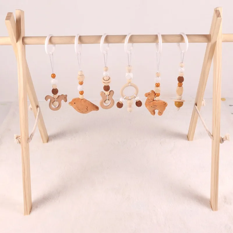 6 Buah Mainan Bayi Kayu Beech  - Home Gym Setup ulasan dan harga