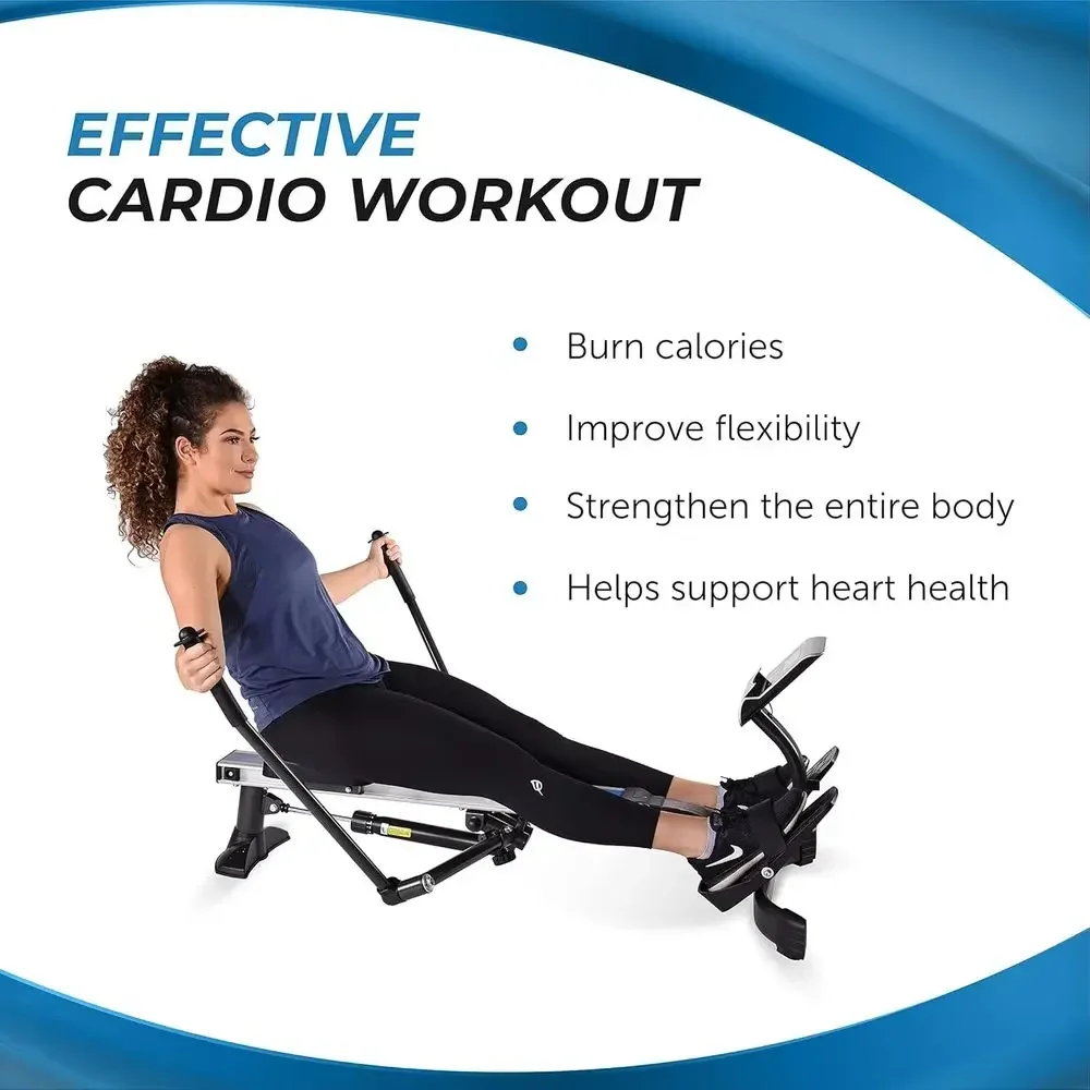 Mesin Dayung Hidrolik, Resiste - Home Gym Rowing Machine ulasan dan harga