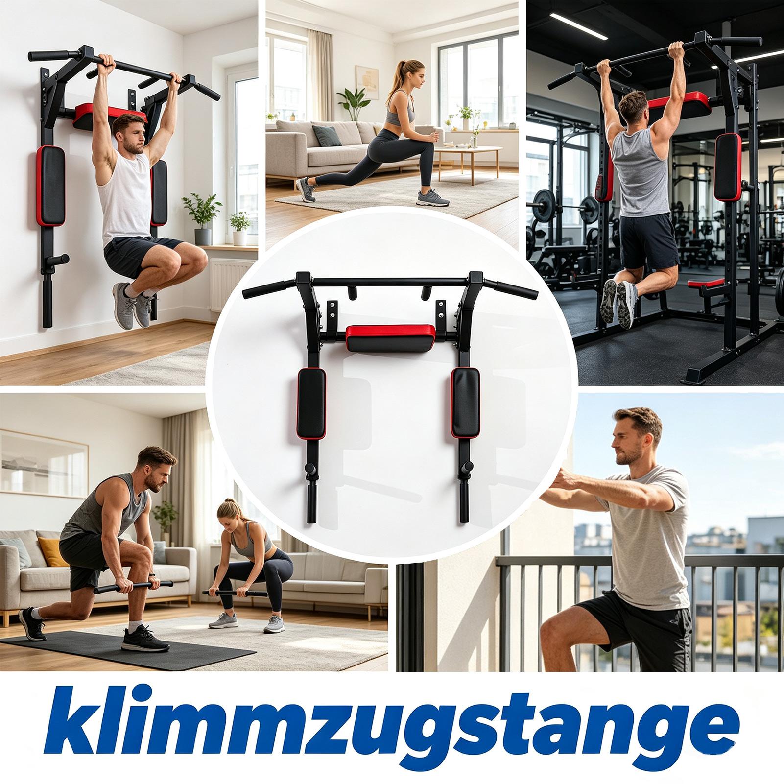 Pull Up Bar Dinding Terpasang  - Home Gym Upper Body Workout ulasan dan harga