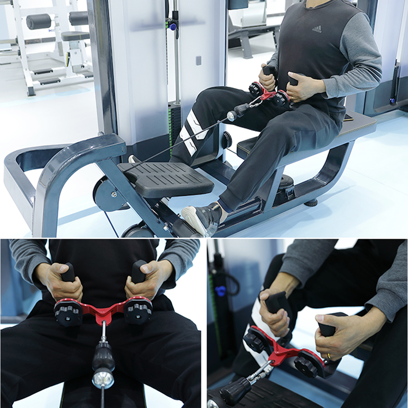 Mesin Kabel Pulley Gym Bar Pul - Home Gym Rowing Machine ulasan dan harga
