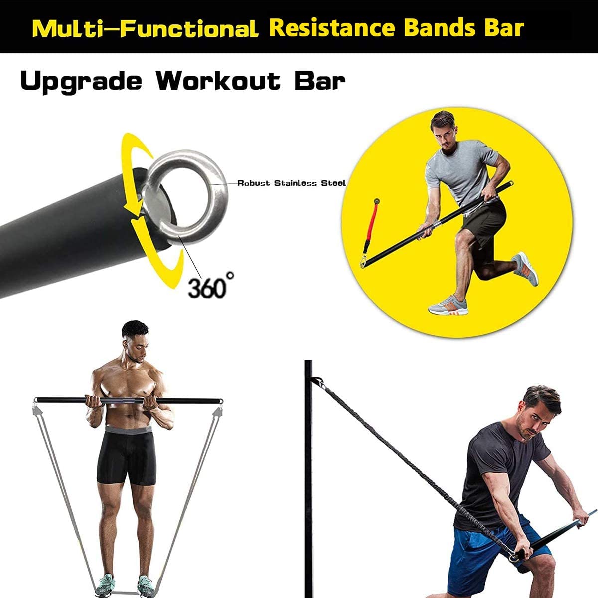 150lb Gelang Elastis Tahan Ram - Home Gym Setup ulasan dan harga