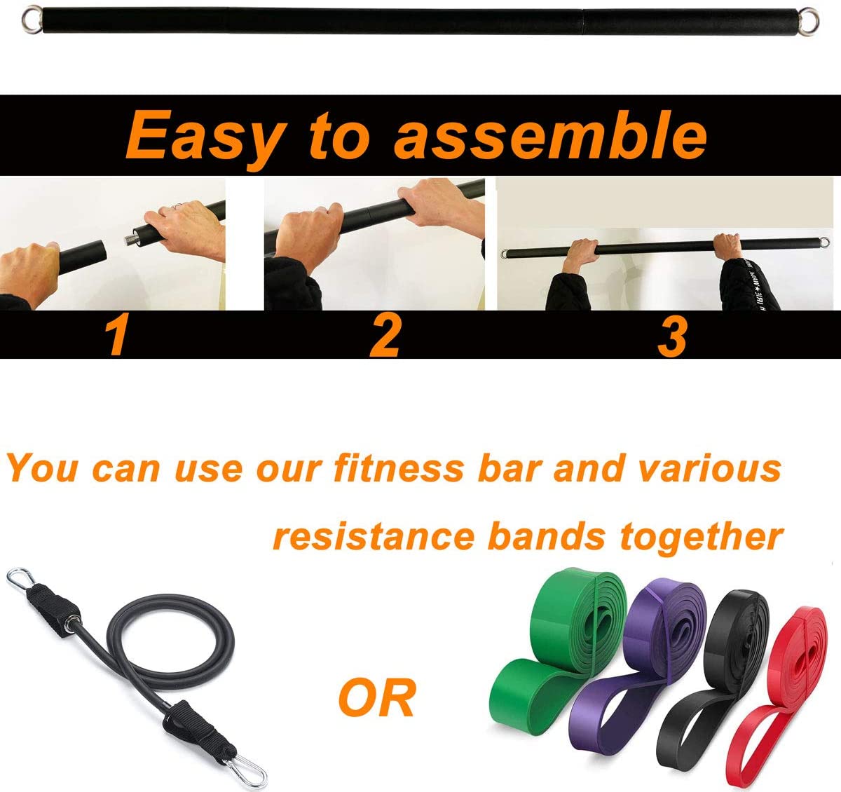 150lb Gelang Elastis Tahan Ram - Home Gym Setup ulasan dan harga