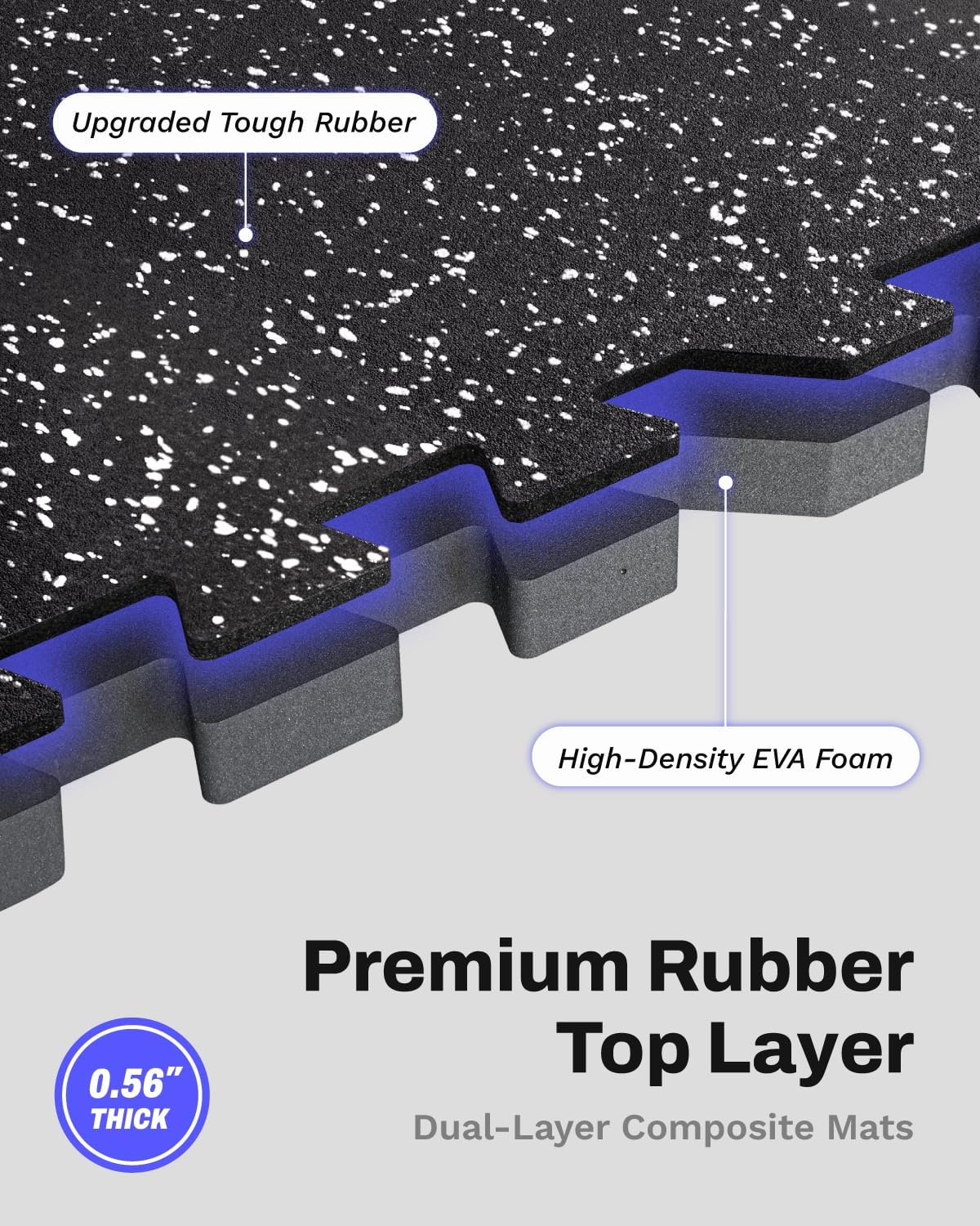 Matras Peralatan Olahraga Teba - Home Gym Rubber Flooring ulasan dan harga