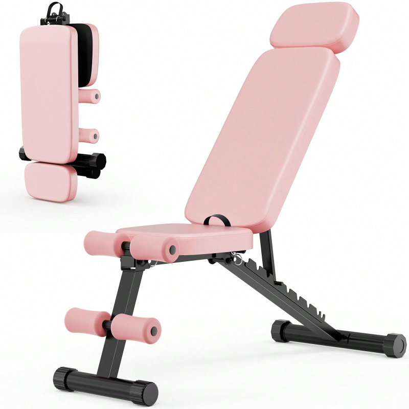 Bangku Angkat Beban 9 Posisi y - Home Gym Full Body ulasan dan harga